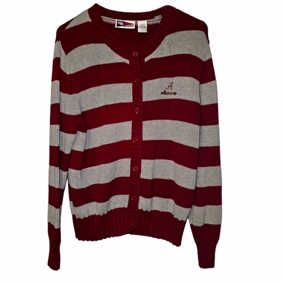 Campus Specialties Children's Alabama Crimson Tide Cardigan - Large 100% Cotton - Picture 1 of 6